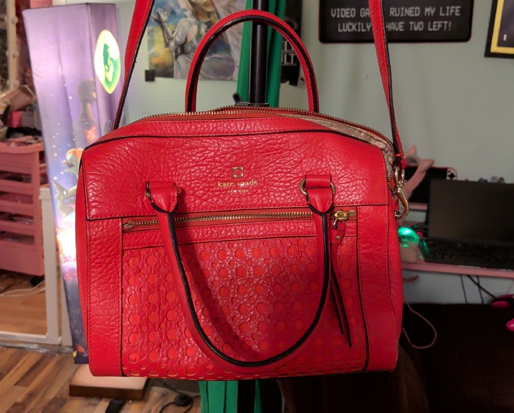 Kate Spade Cherry Red Satchel